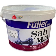 Aesco Mey Ithalat® Füller Şahmat Silikonlu Mat Iç Cephe 3,5 kg Deep Siyah