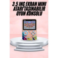 Aesco Mey Ithalat® 3.5 Inç Klasik Retro LCD Ekran 500 Oyunlu Oyun Konsolu Taşınabilir