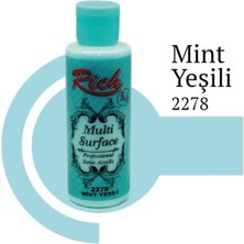 Aesco Mey Ithalat® Rich Multi Surface 2278 Mint Yeşili Akrilik Boya 120 cc
