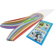 Folia Kika KJQS-002 Quilling Seti 1 x 50 cm Kalın 100 mm Renkli Kağıtlar ile Yaratıcı Projeler İçin