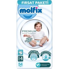 Aesco Mey Ithalat®   Premium Bebek Bezi Fırsat Paketi 4 Beden 7-14 kg 54 Adet