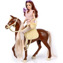 Aesco Mey Ithalat® Jasmine Atlı Bebek Kahve-Bej