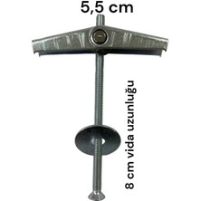 Aesco Mey Ithalat® Alçıpan Askı Dübel Yaylı 12X80 5 Adet