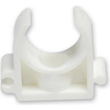 Aesco Mey Ithalat® Pvc Boru Pprc Tekli Kelepçe 20 mm 10 Adet