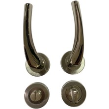 Aesco Mey Ithalat® Sofuoğlu Rozet Lerzan Nikel Saten Wc Kapı Kolu