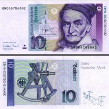 Almanya 1999 Yılı 10 Mark Kağıt Para Çil ( Unc ) Koleksiyon Para Nadir