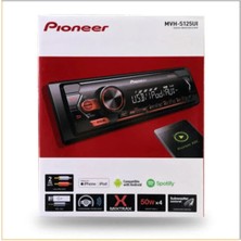 Pioneer MVH-S125UI USB-FM Kumandalı Oto Teyp Şık Tasarım ve Medya Uygulama Kontrolü