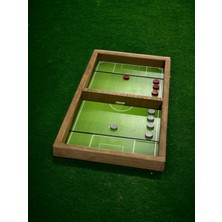 Feyza Design Çim Saha Baskılı Masaüstü Beceri Oyunu Şut ve Gol