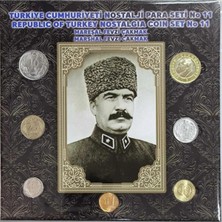 Türkiye Cumhuriyeti Nostalji Para Seti No:11 Fevzi Çakmak Temalı Tedavül Para Seti Özel Kitinde Çil