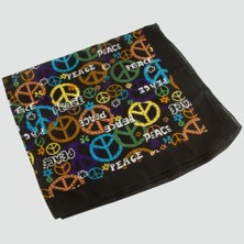 Aesco Barış Desenli Bandana 50*50
