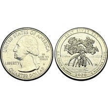 Amerika 2020 Yılı Hatıra Salt Rıver Bay Quarter Dolar