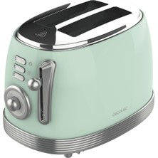 Cecotec Toast Taste 800 Vintage Light Green Retro Ekmek Kızartma Makinesi