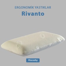 Viscoshy Rivanto Uzun Klasik Premium Gelişmiş Ergonomik Ortopedik Visko, Lüks, Visco Yastık