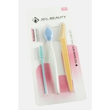 Aesco 3'lü Fırça Kaş Usturası