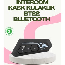 Aesco Mey Ithalat® Bluetooth 5.0 Edr Kask Kulaklık Yüksek Ses Kalitesi ve Gürültü Önleme