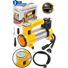 Moonshop Pro Seri Çelik Gövde Pistonlu 12 V 160 Psi Dakikada 85 Lt Araç Araba Lastik Bot Şişirme Kompresörü