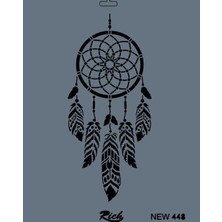 Aesco Mey Ithalat® Rich New Seri N-448 Stencil 35X25 cm