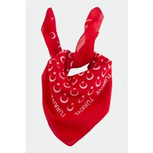 Aesco Ay Yıldız Desenli Bandana 50*50