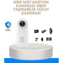 Aesco Mey Ithalat® Suya ve Darbeye Dayanıklı Kompakt Spor Kamera 1080P