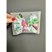 Gönülden Tasarım Ütü Ile Yapışan Renkli Fiyonk Transfer Baskı Arma 14X11 cm