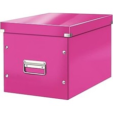 SHC4200 Leitz 61080023 Wow C&amp;s Kutu Küp Büyük Boy, Metalik Pembe