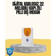 Aesco Mey Ithalat® Kablosuz Kapı Zili Düzenli ve Konforlu Yaşam Alanları Için