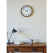 Aesco Mey Ithalat® 36 cm Standart Turuncu Duvar Saati