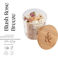 Fleur & Fume Everblend Melt Serisi - Blush Rose Breeze - Pembe Gül Tomurcuklu Doğal Soya & Coconut Wax Melt