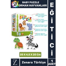 Feyza Design Bebek Gelişim Görsel Algı ve Düşünme Becerileri Eğitici Puzzle