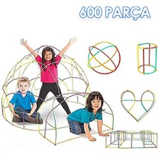 Feyza Design 600 Parça Bambu Çubuk Oyuncak Çocuk Yapboz Gelişim Oyunu