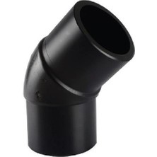 Aesco Mey Ithalat® Tega Hdpe Spigot Açık Dirsek 125 mm 45 Derece