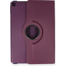 Aesco Mey Ithalat®  iPad Pro 13 (2024) Kılıf 360 Tablet Deri Kılıf - Mürdüm
