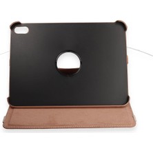 Gray Line Gry  iPad 2022 10.9 (10.nesil) Kılıf 360 Tablet Deri Kılıf - Rose Gold Nel1