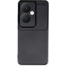 Aesco Mey Ithalat®   Reno 11F Kılıf Auto Focus Karbon Kapak - Siyah