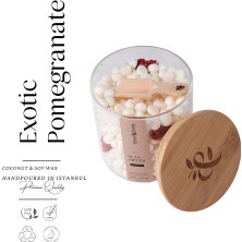 Fleur & Fume Everblend Melt Serisi - Exotic Pomegranate - Nar Çiçeği Içerikli Doğal Soya & Coconut Wax Melt