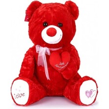 Aesco Mey Ithalat® 1054 Krm Tıkıl Ayı 70 cm Kırmızı