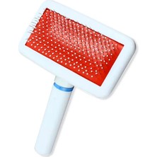 Aesco Mey Ithalat®  Paslanmaz Evcil Hayvan Kedi Köpek Tüy Tarama Toplama Fırçası Kolay Temizlenir Bakım Aleti