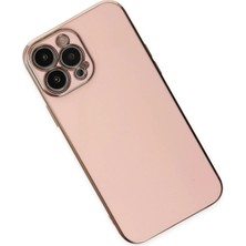Gray Line Gry  iPhone 14 Pro Max Kılıf Volet Silikon - Pembe Nel1