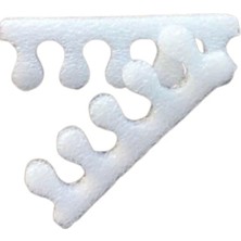 Prime Parmak Arası Beyaz Renk 50 Çift Pedikür Sünger Özellikli Kullanım İçin Uygun