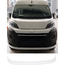 Otokap Universal Opel Movano 2014-2025 Ön Tampon Lip Eki Karlık Beyaz Piano Black Akrilik