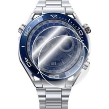 Gray Line Gry  Huawei Watch Ultimate Polymer Nano Ekran Koruyucu - Şeffaf Nel1