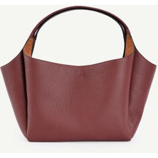 Alcantara Astarlı Deri Omuz Çantası