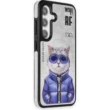 Gray Line Gry  Samsung Galaxy S24 Fun Magsafe Kapak - Titan Gri-2 Nel1