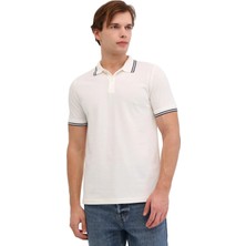 Kinetix MB Yk Cz 12BS108 5fx Beyaz Erkek Kısa Kol T-Shirt