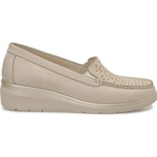 Polaris 5 Nokta 105775.Z6FX Bej Kadın Loafer