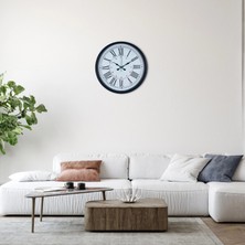 Aesco Mey Ithalat® Siyah 36 cm Roma Rakamlı Duvar Saati