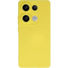 Aesco Mey Ithalat®  Xiaomi Redmi Note 13 Pro 4g Kılıf Nano Içi Kadife Silikon - Sarı