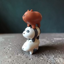 Hureggo Vintage ''we Bare Bears''orijinal Figür Oyuncak & 12 cm