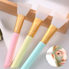 Aesco Mey Ithalat®  2li Silikon Temizlemesi Kolay Kullanılabilen Yüz Cilt Bakımı Maske ve Krem Spatulası