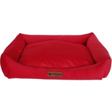 Aesco Mey Ithalat® Yumuşak Köpek Yatağı Tay Tüyü x Large Kırmızı 80*100 cm